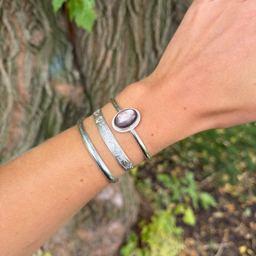 Midnight Bloom Cuff