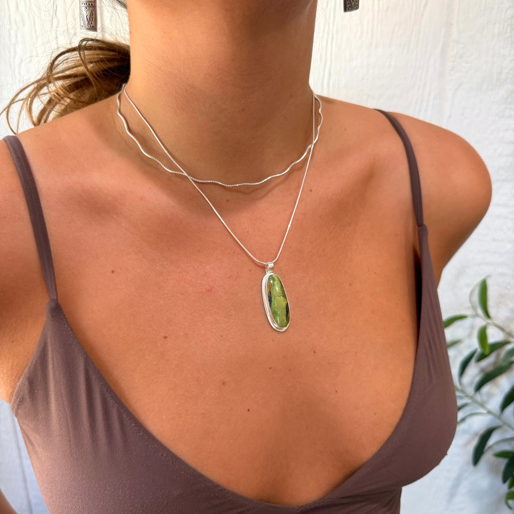 Tall green tree Pendant