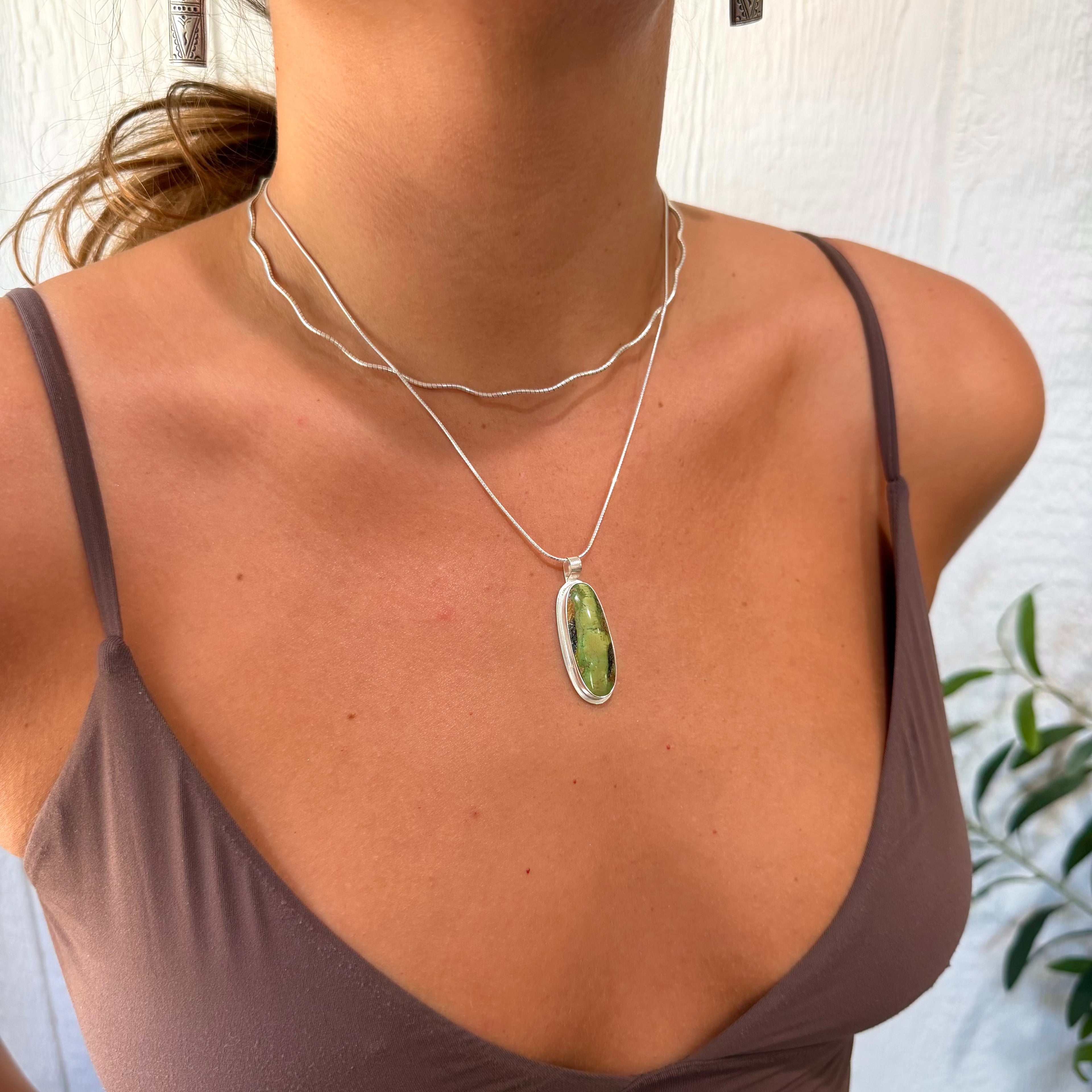 Tall green tree Pendant