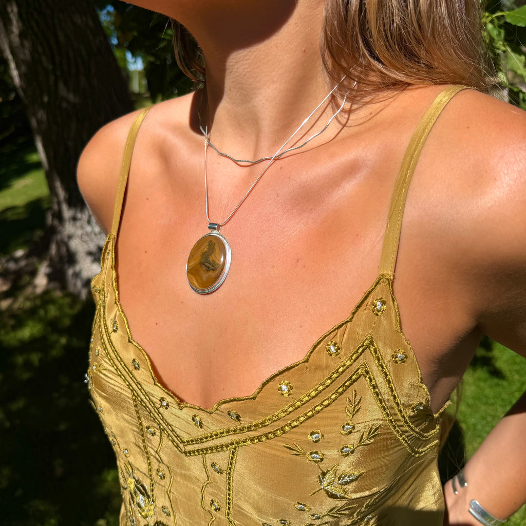 Golden Chestnut Pendant