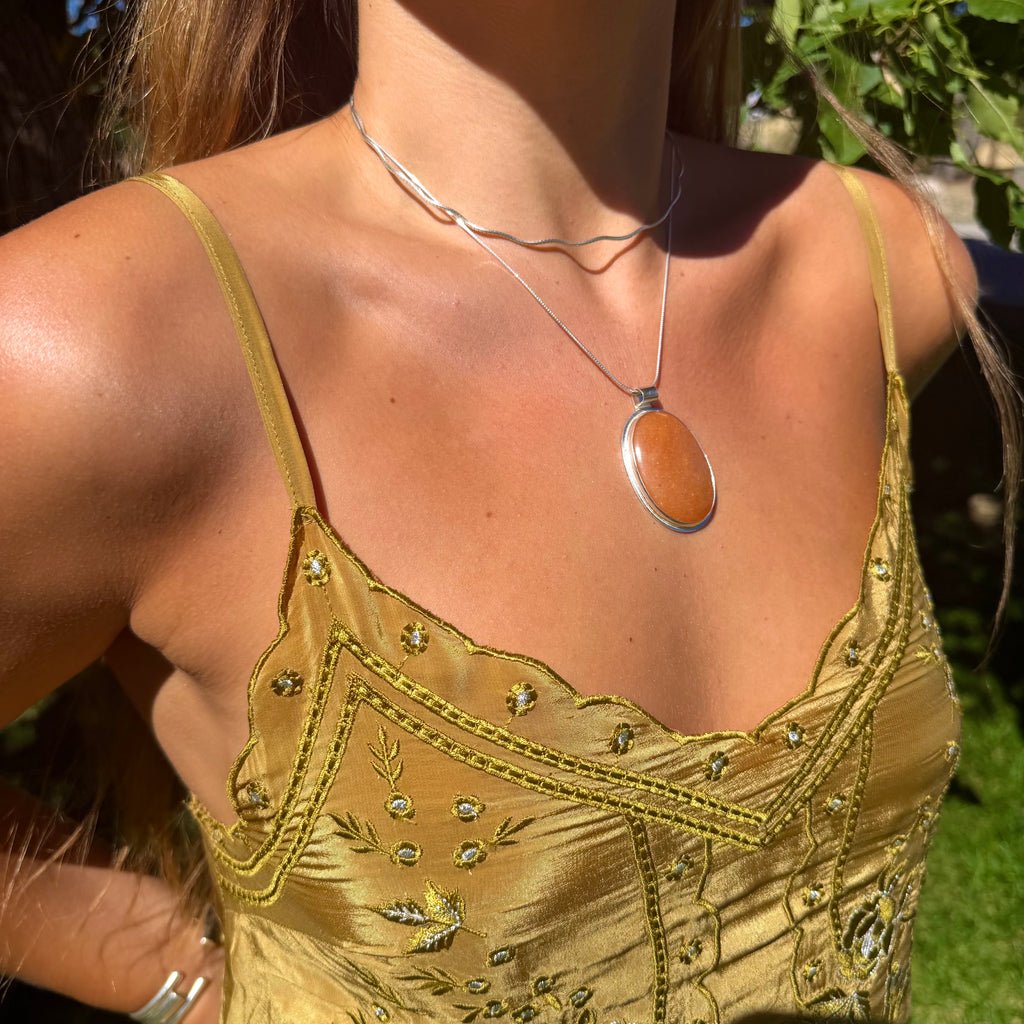 Cinnamon Glow Pendant