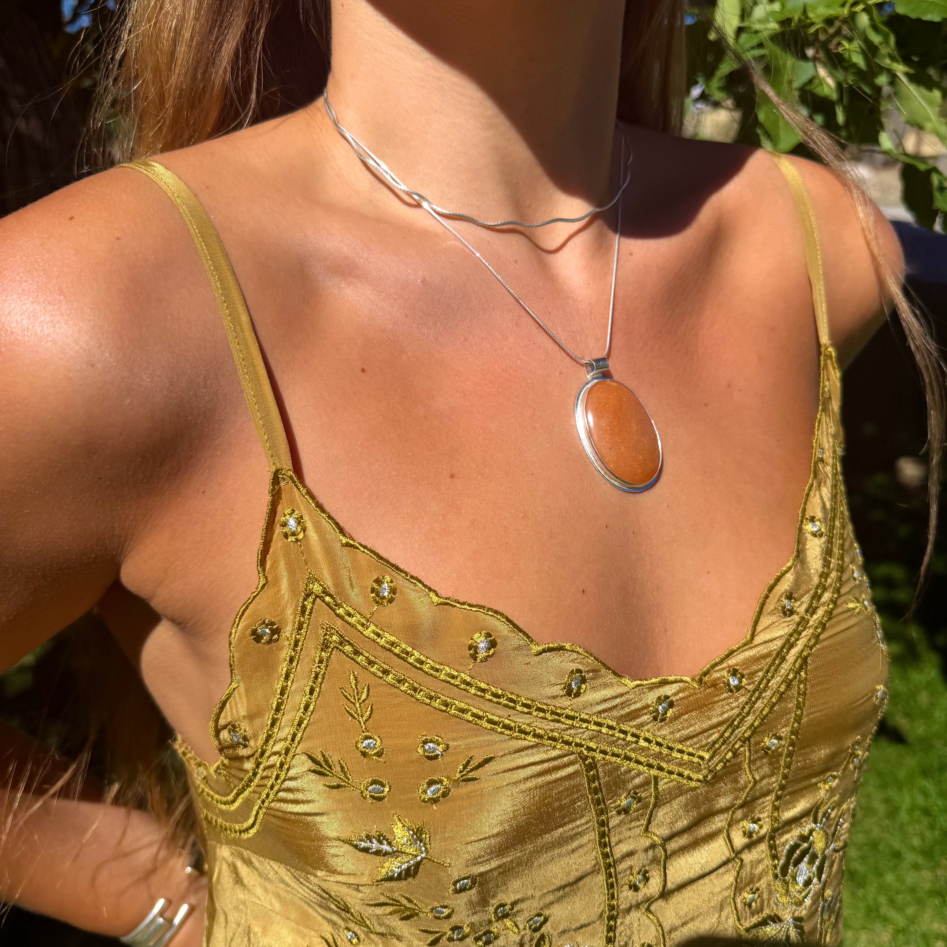 Cinnamon Glow Pendant