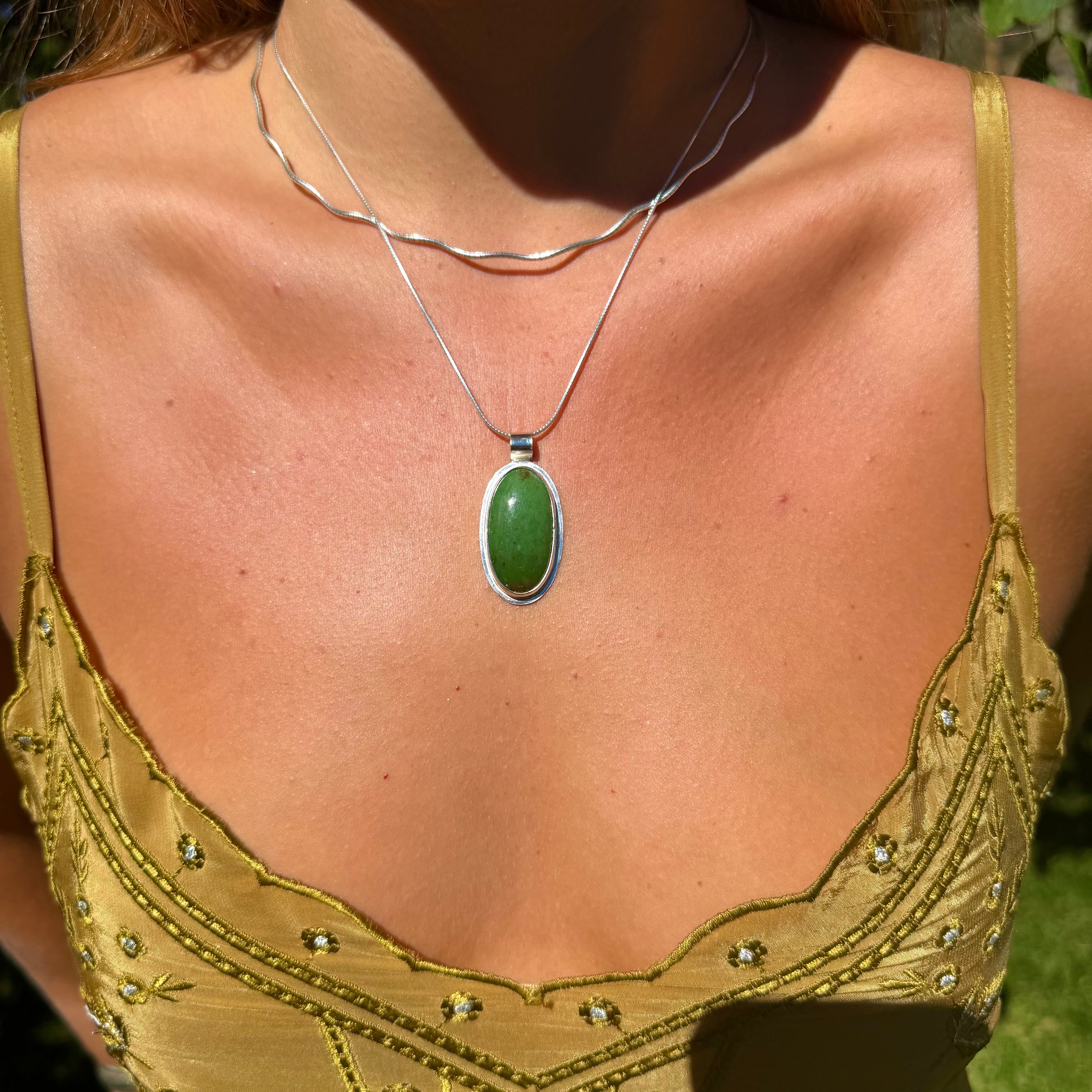 Mossy Green Pendant