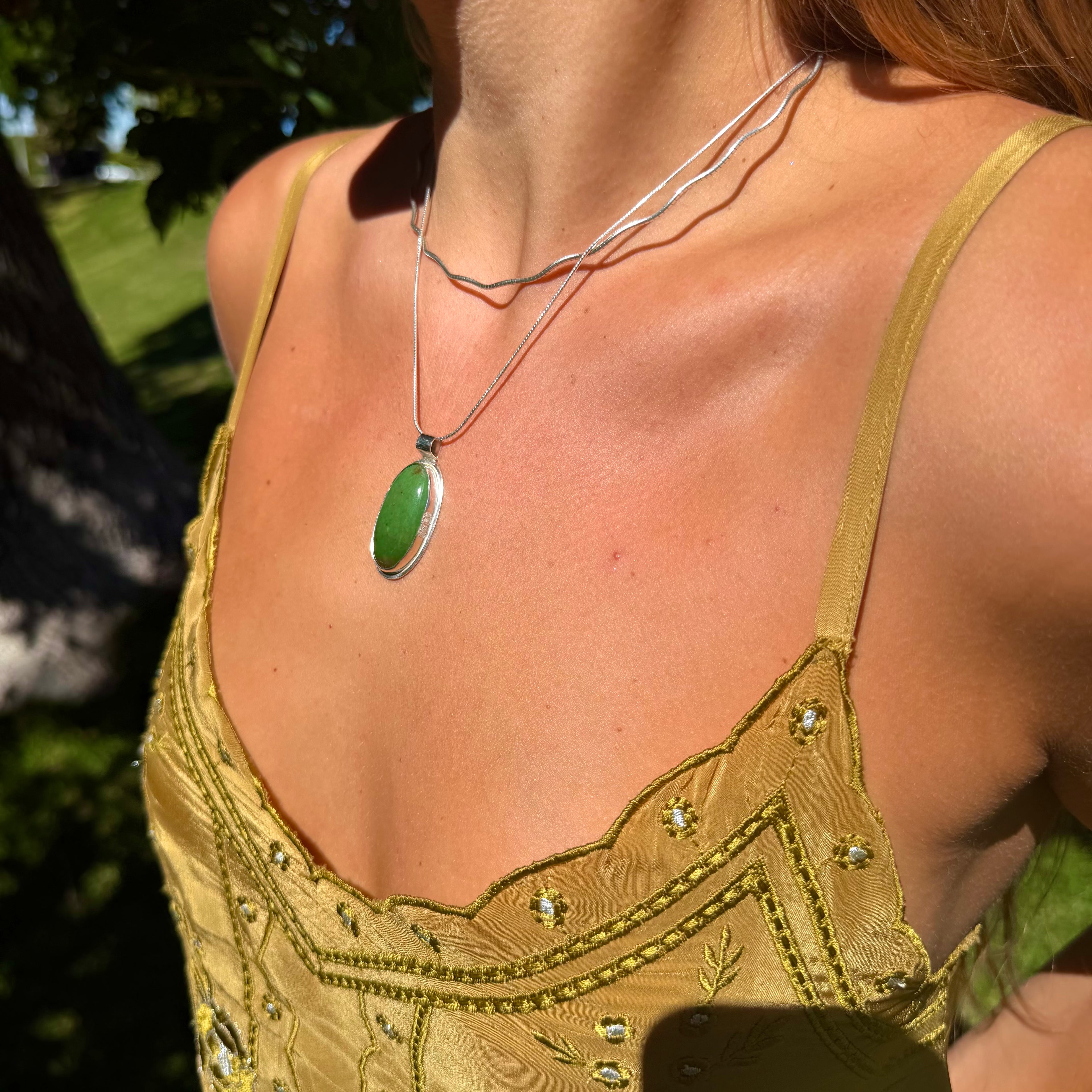 Mossy Green Pendant