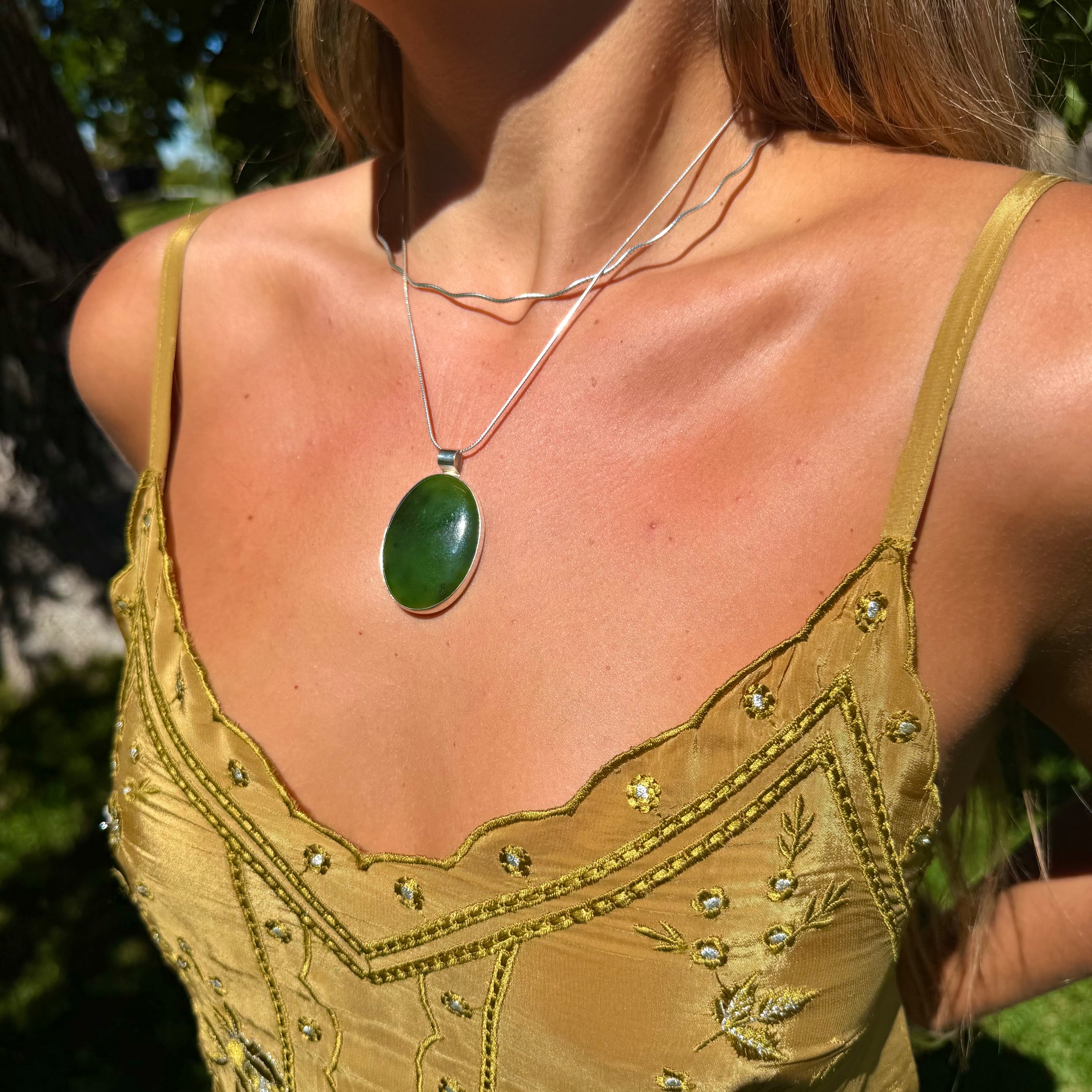 Woodland Green Pendant