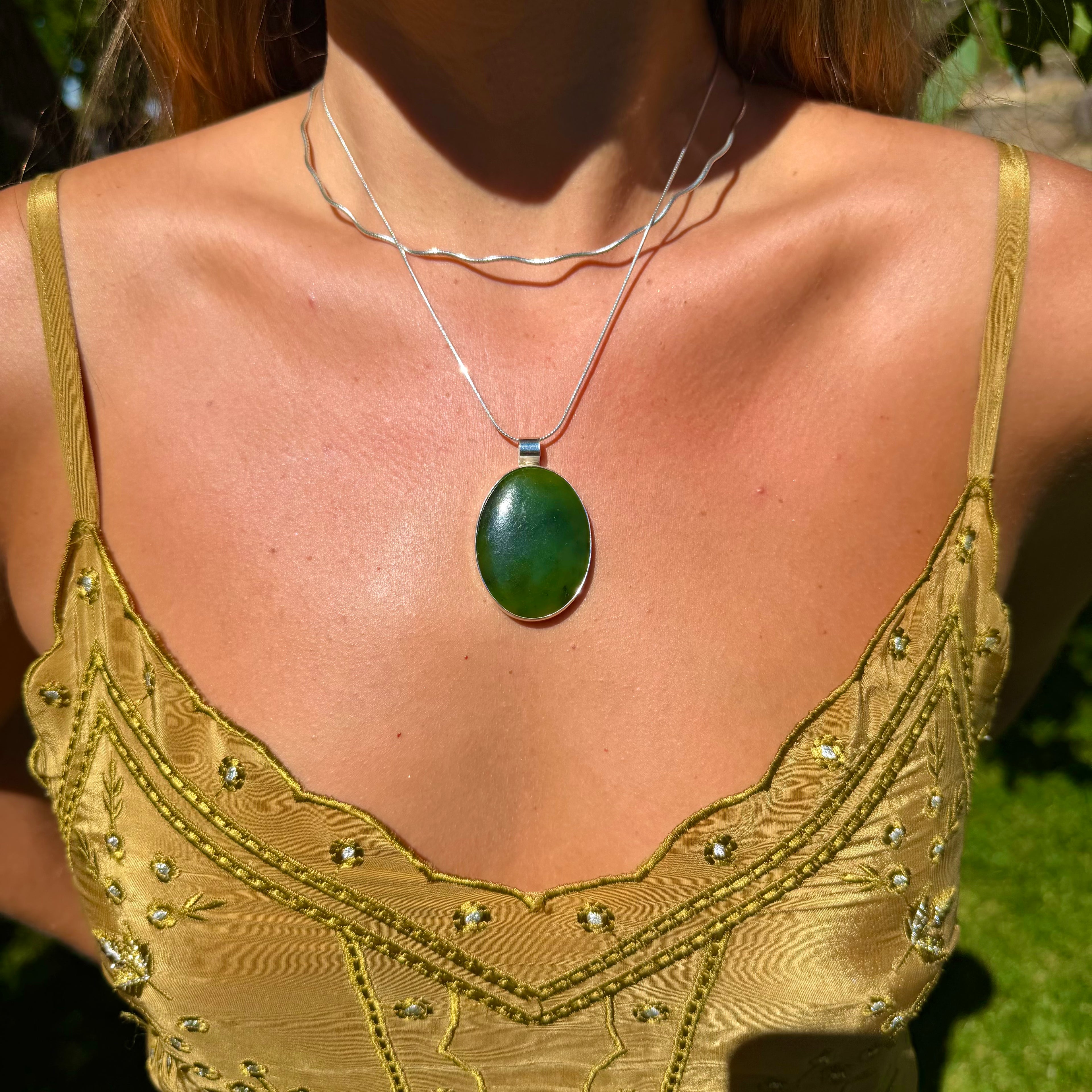 Woodland Green Pendant