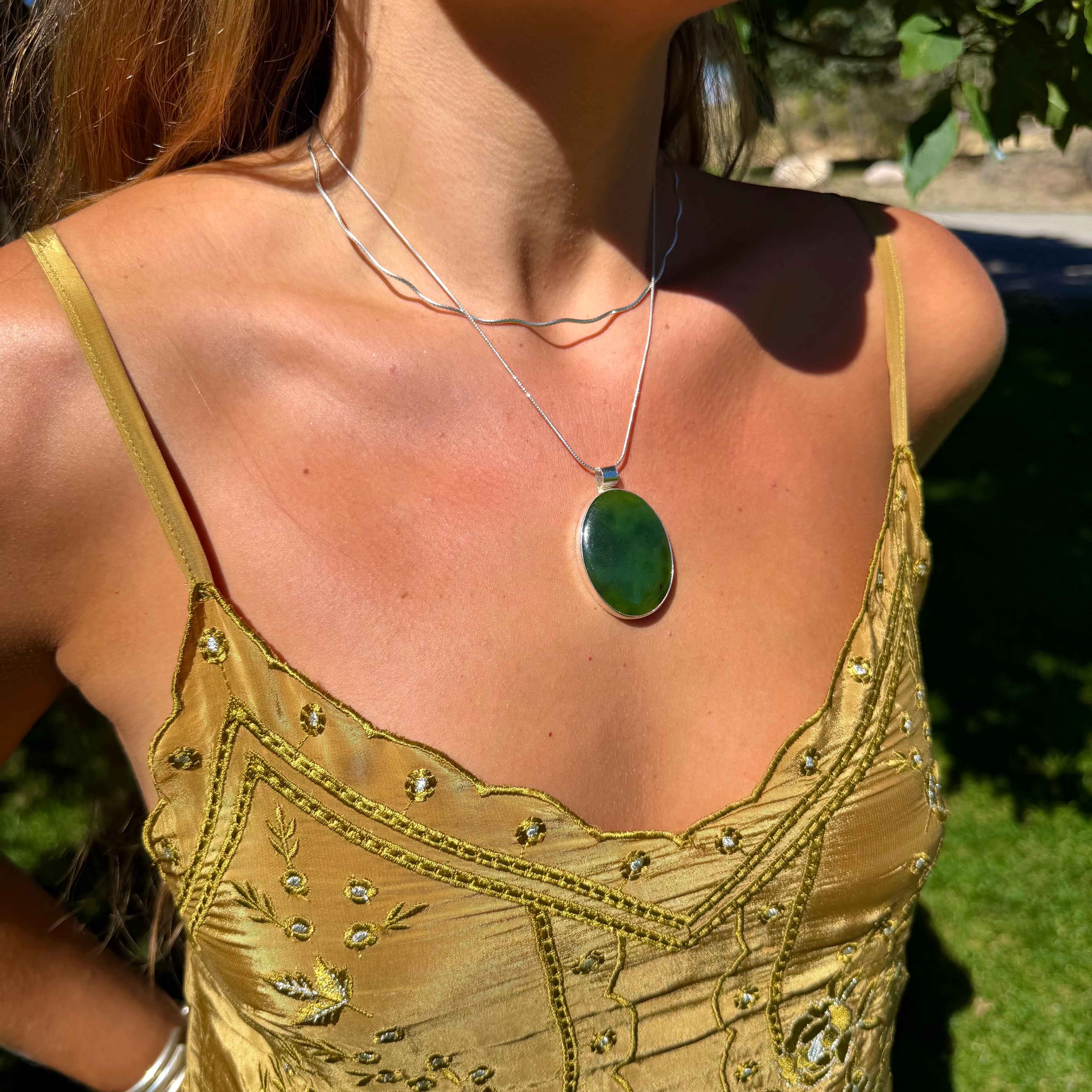 Woodland Green Pendant