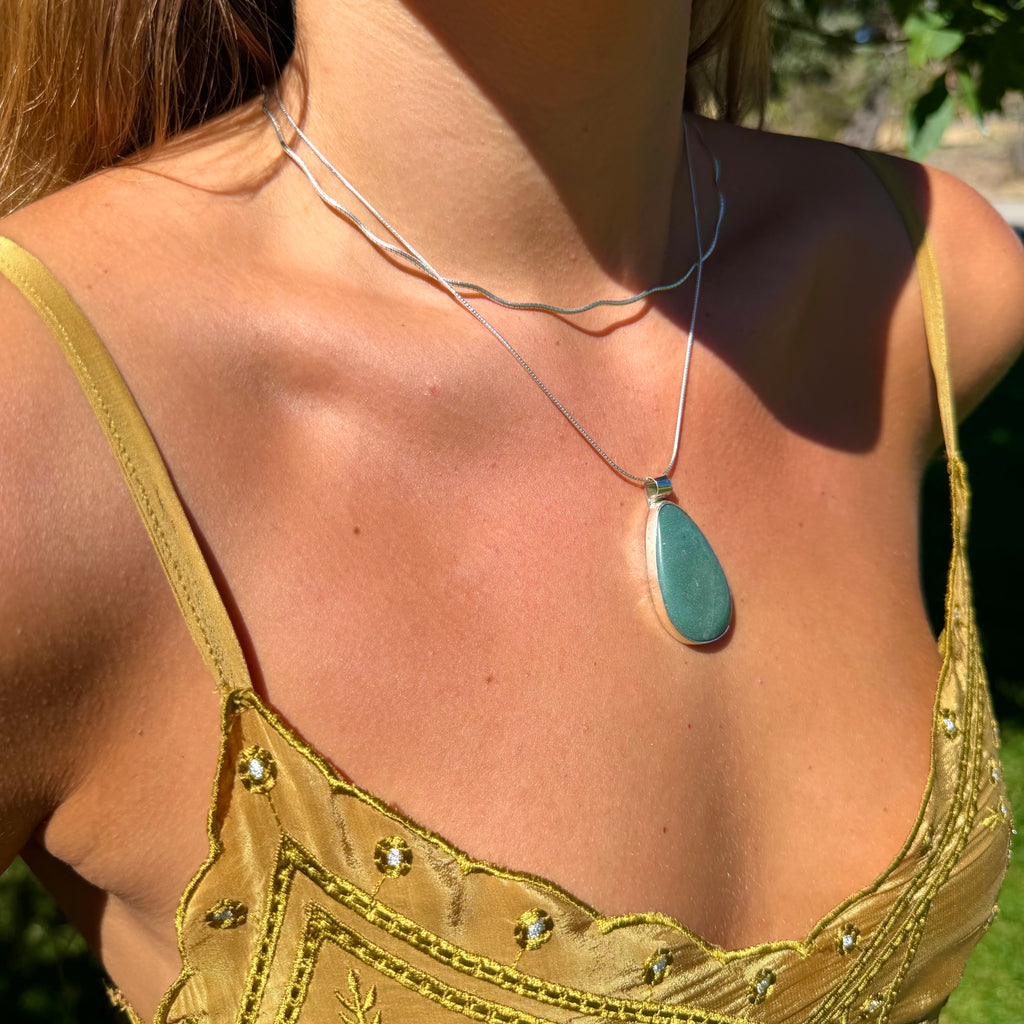 Green Stone Pendant