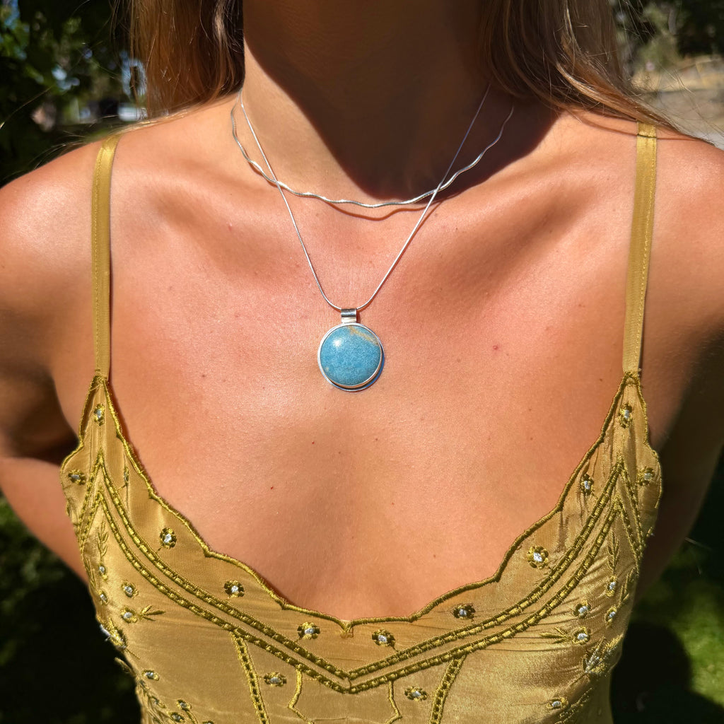 Sea Glass Eyes Pendant