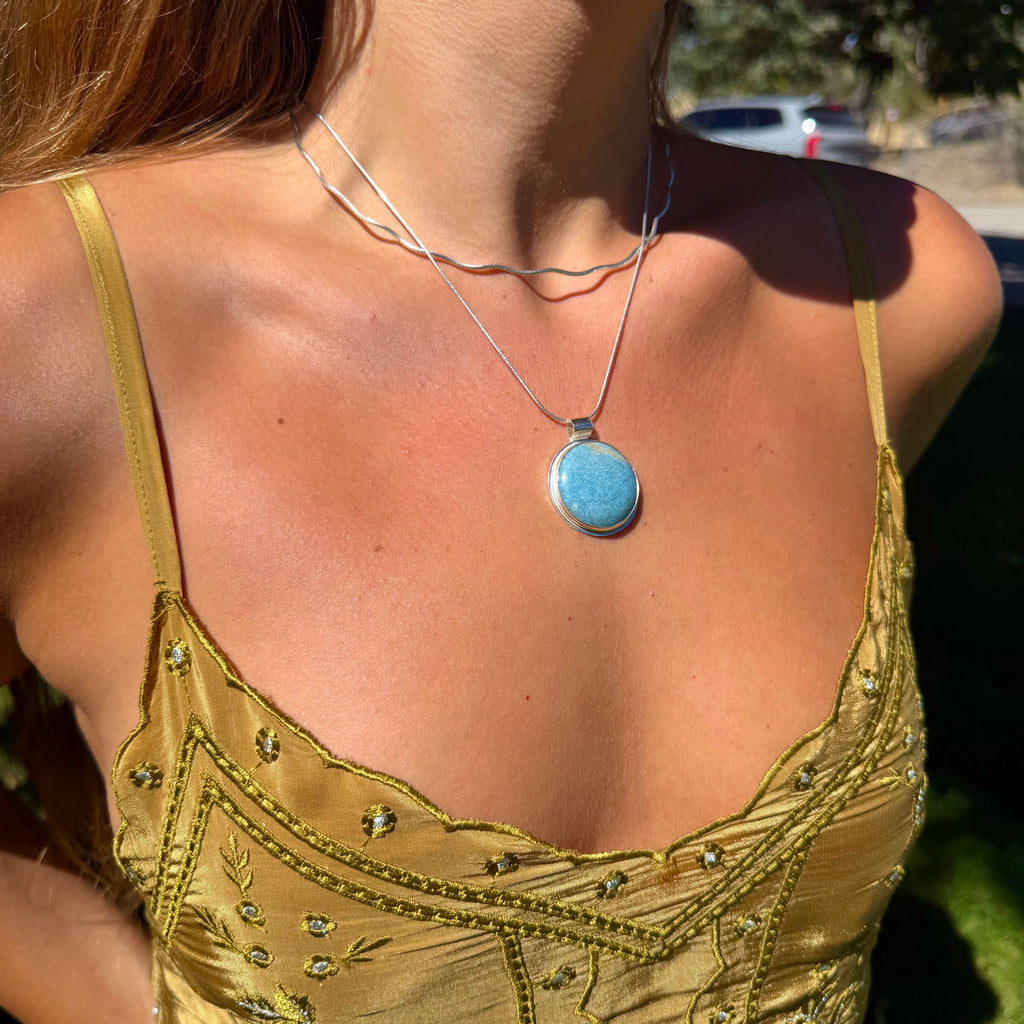 Sea Glass Eyes Pendant