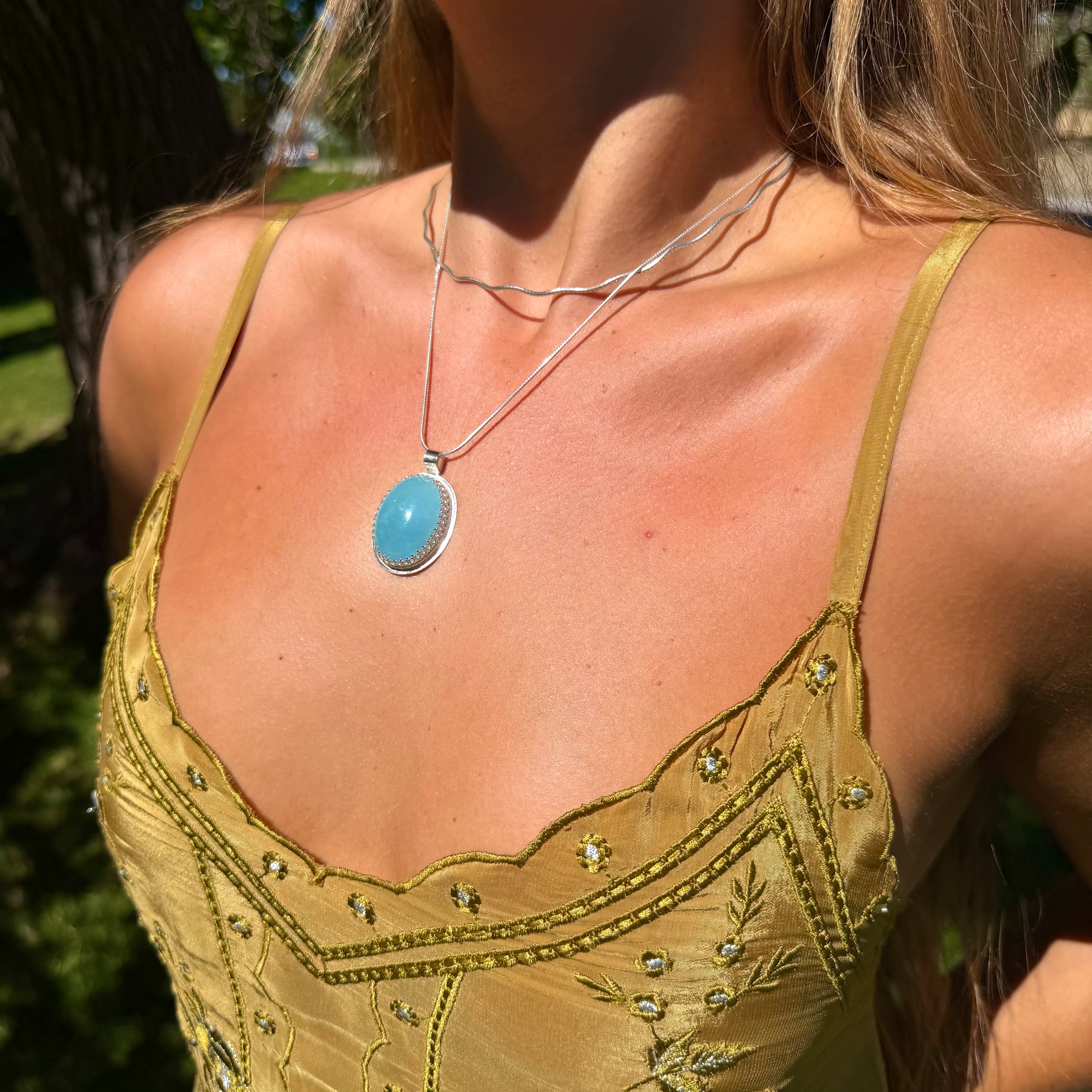 Bluebell Eyes Pendant