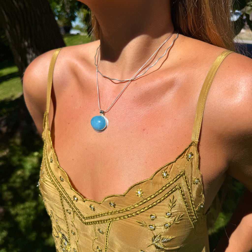 Rainwater Blue Pendant