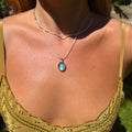 Washed Blue Pendant