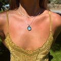 Silver Blue Eyes Pendant