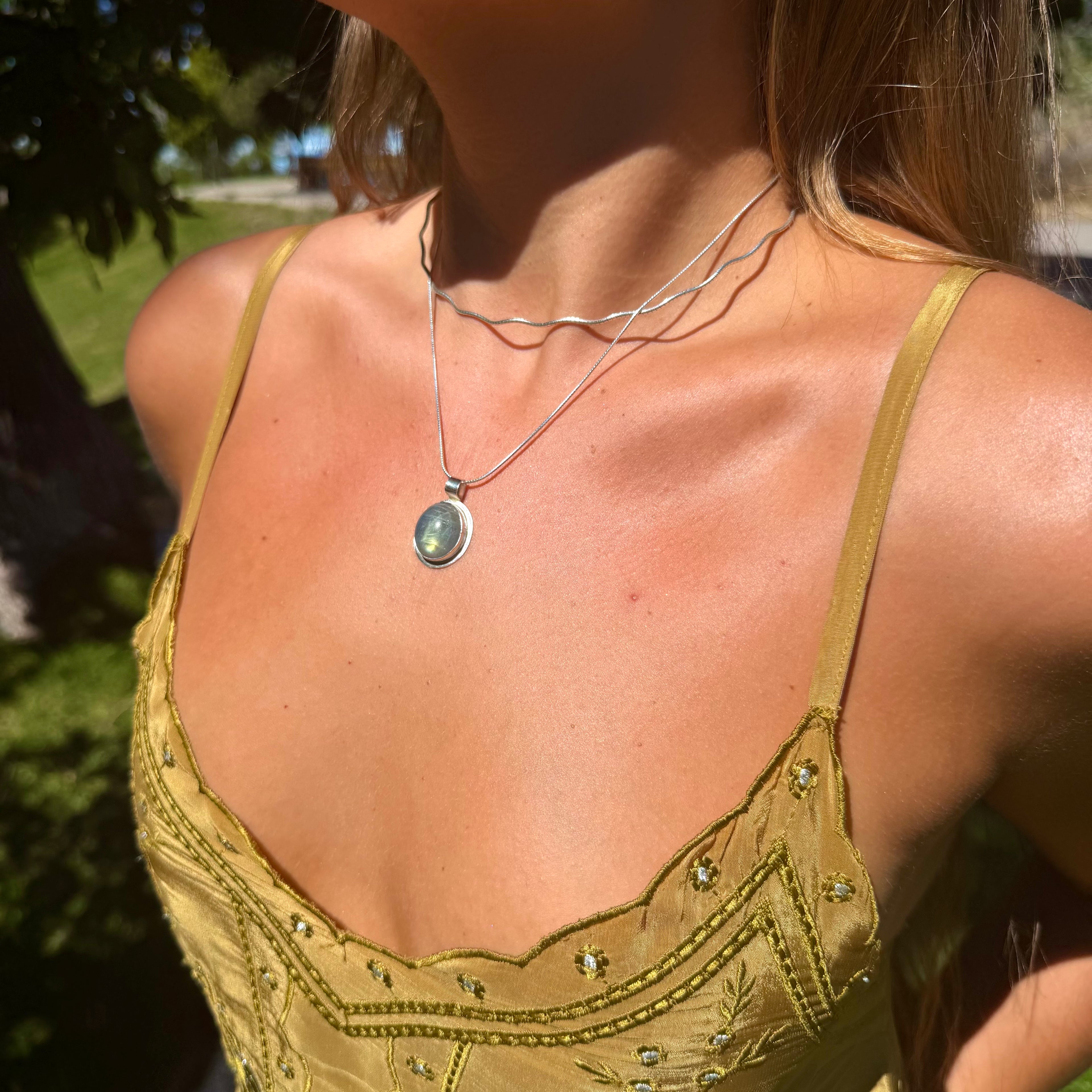 Wild Blue Eyes Pendant