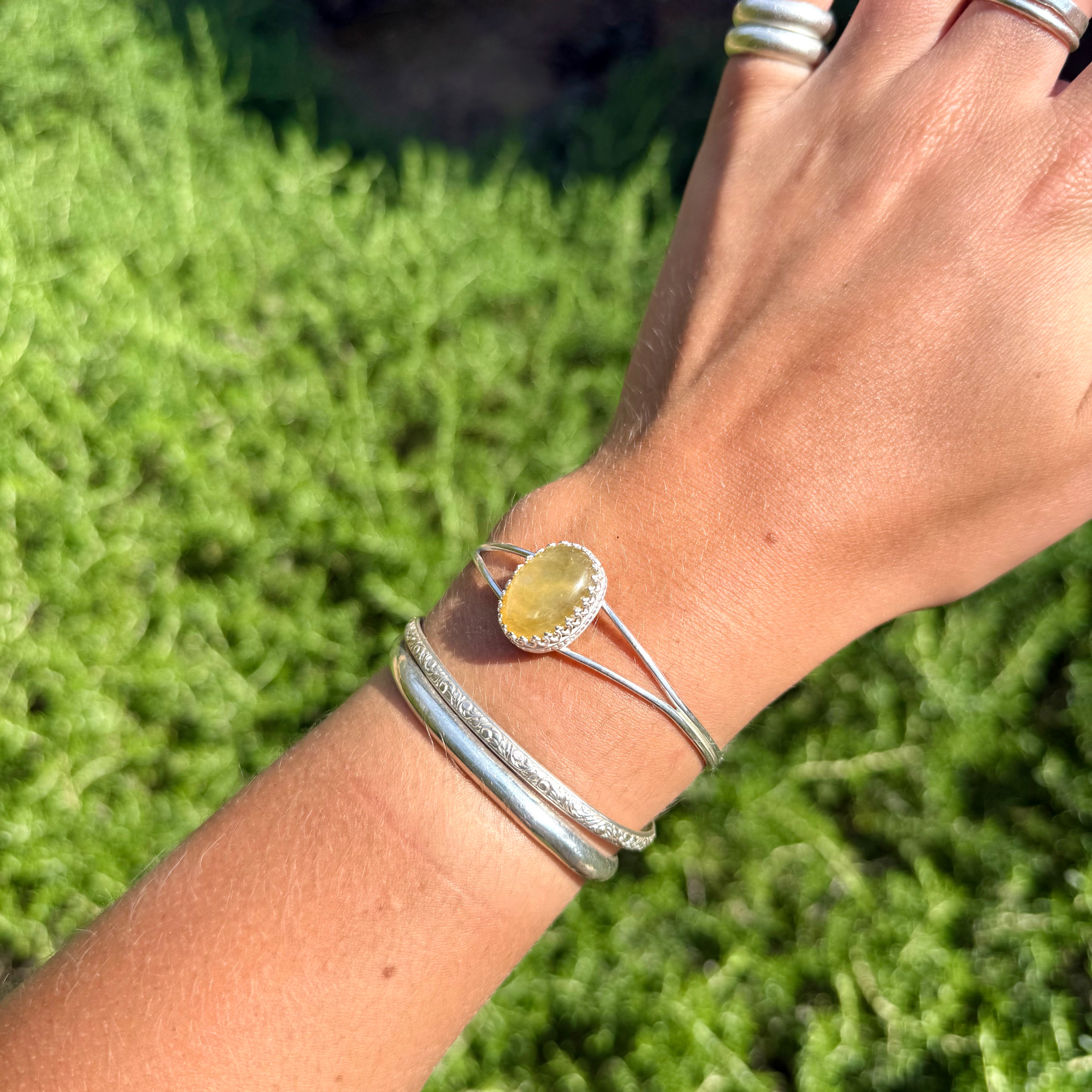 Golden Petal Cuff