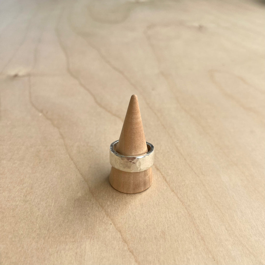 Thick Hammered Square