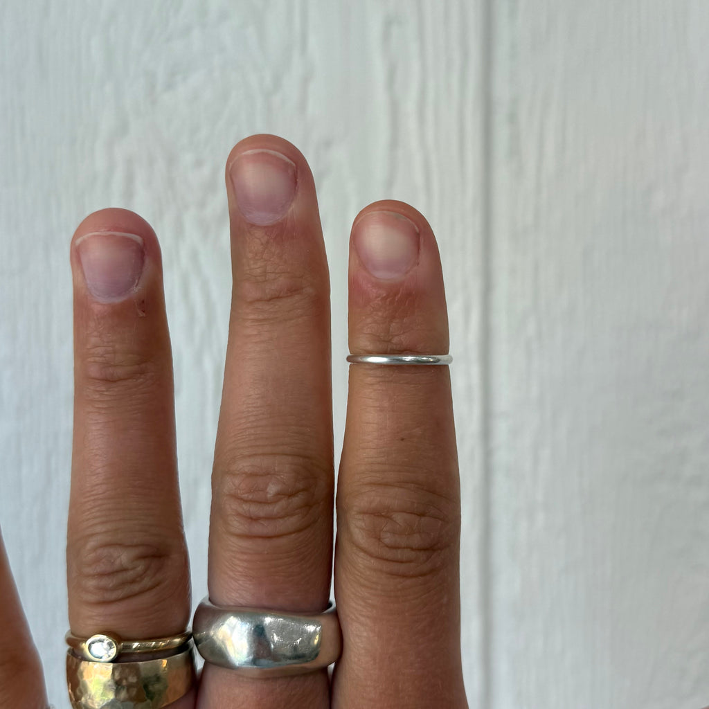 Sunlit Step Toe Ring