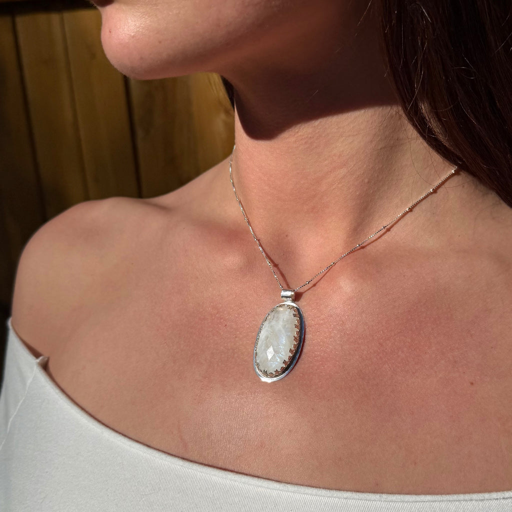 Frost Petal Pendant