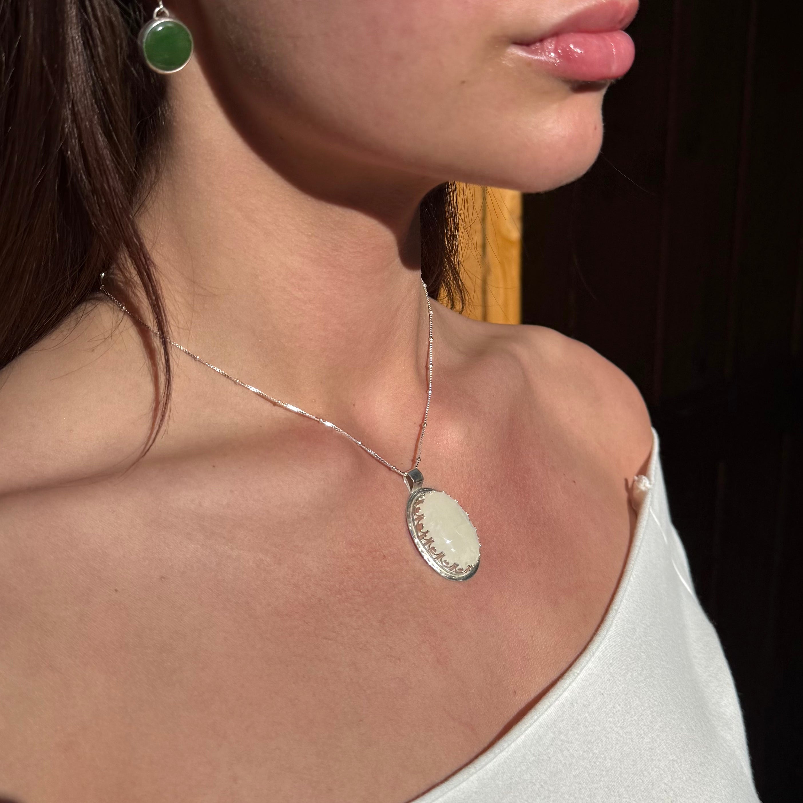 Soft Moon Glow Pendant