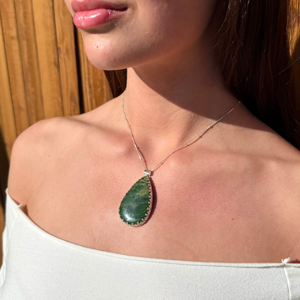 Winter Pine Path Pendant