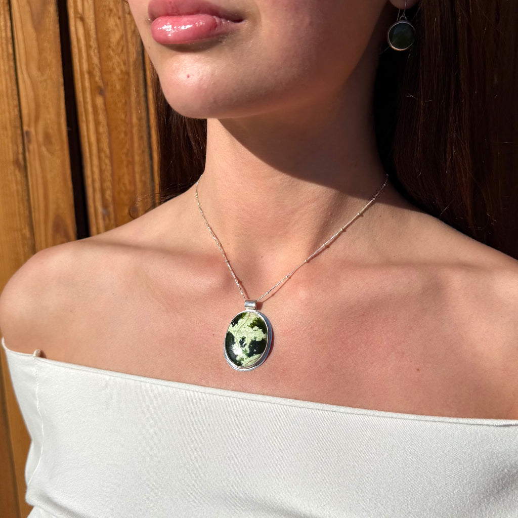 Frostfall Pine Pendant