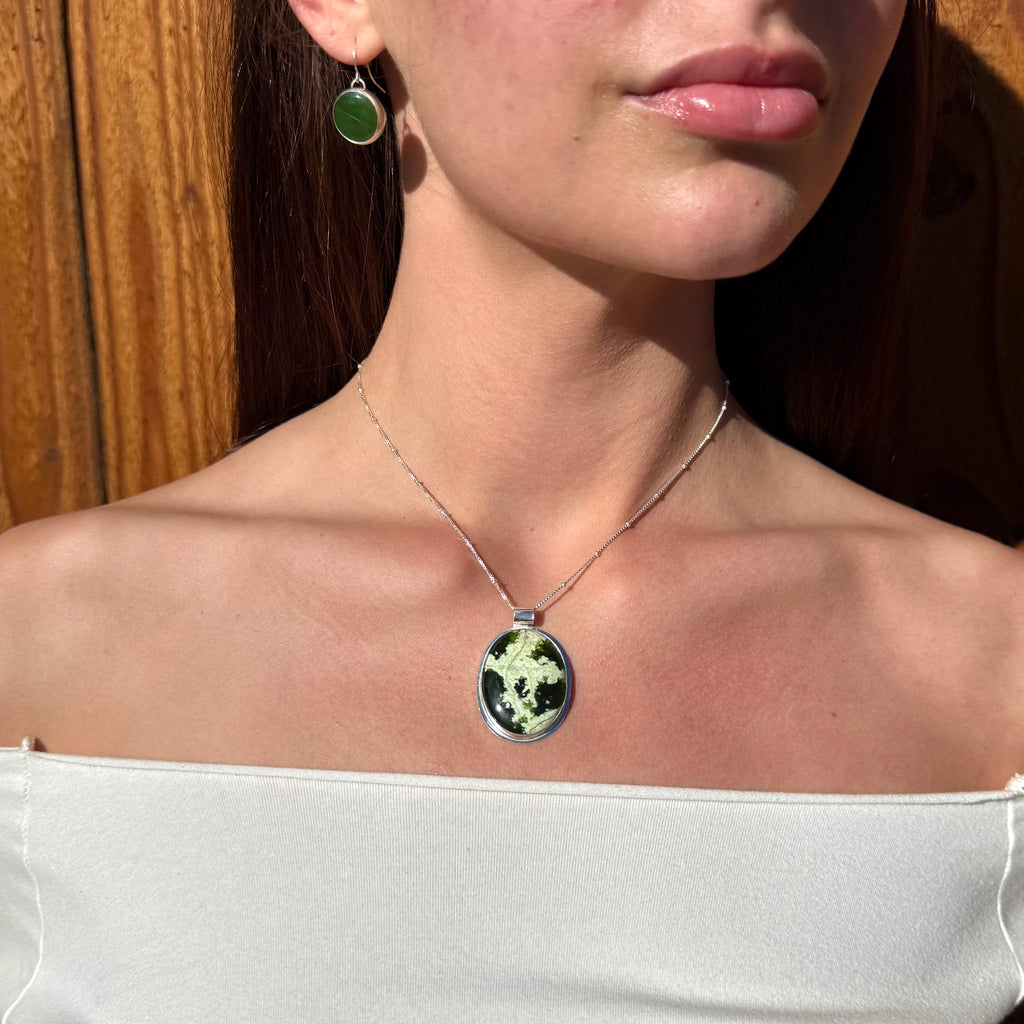 Frostfall Pine Pendant