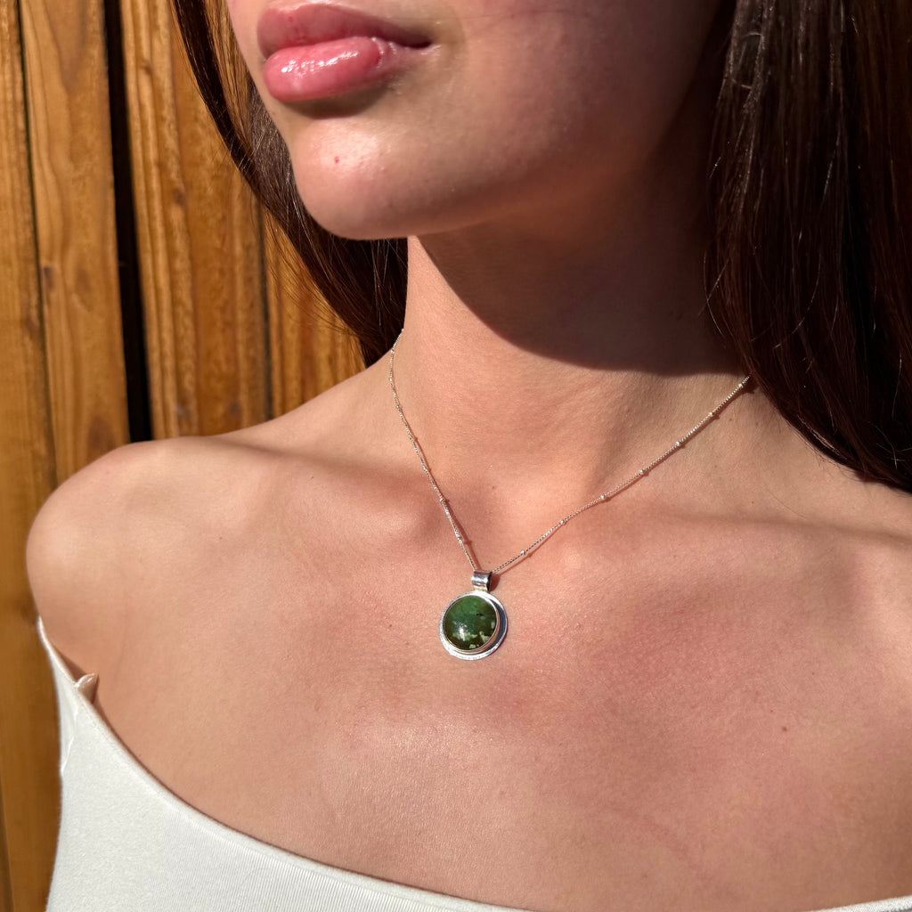 Snowy Evergreen Pendant