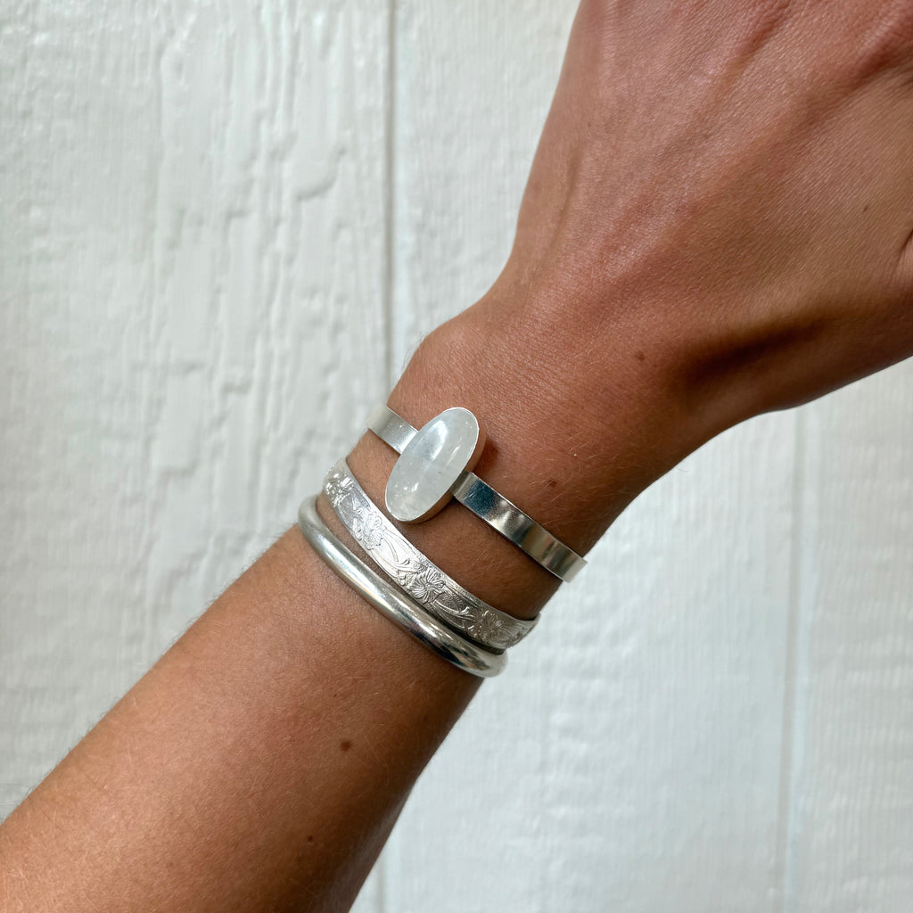 Frosted Moon Cuff