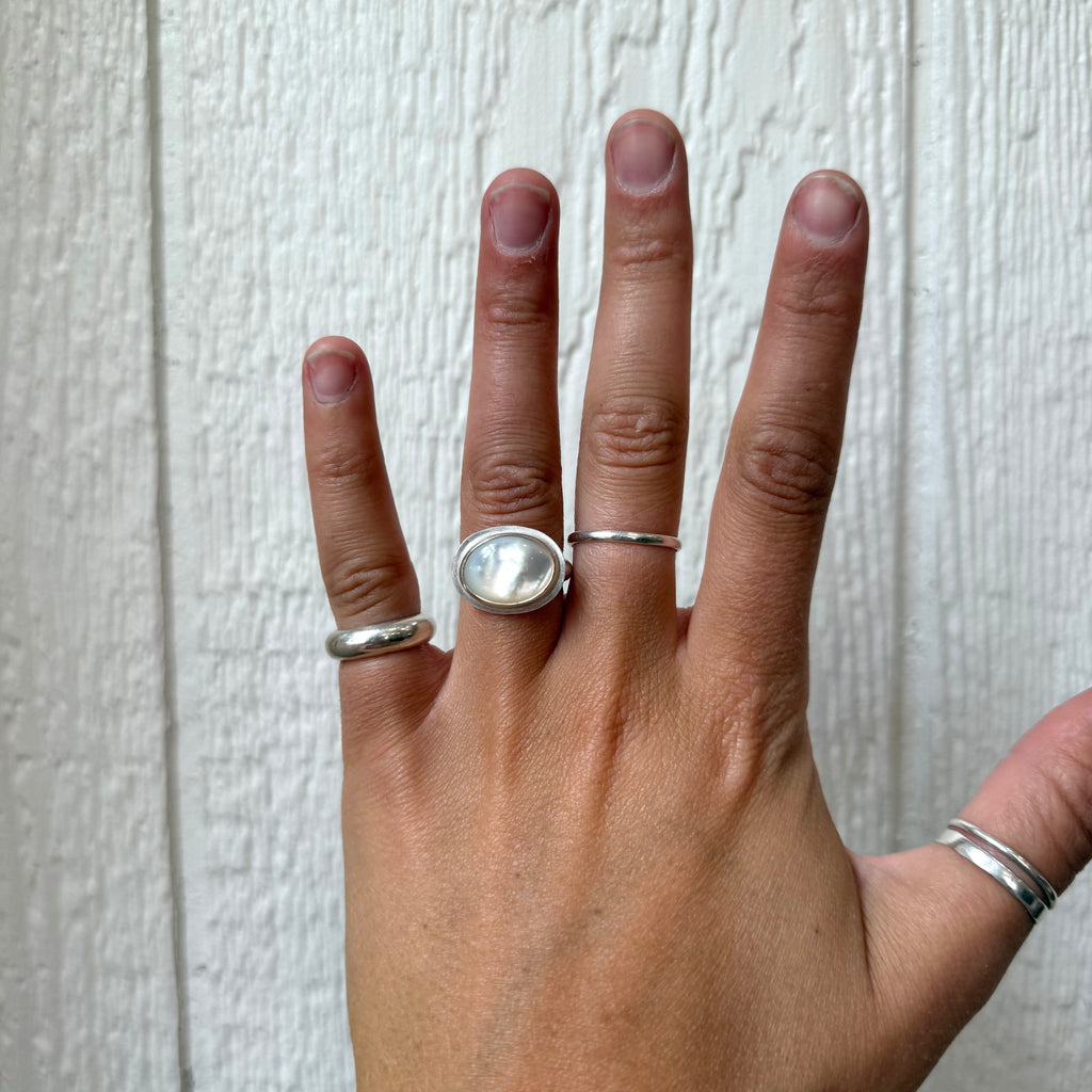 Moonlight Pearl Ring  *leave your ring size in the “notes” box at check out*