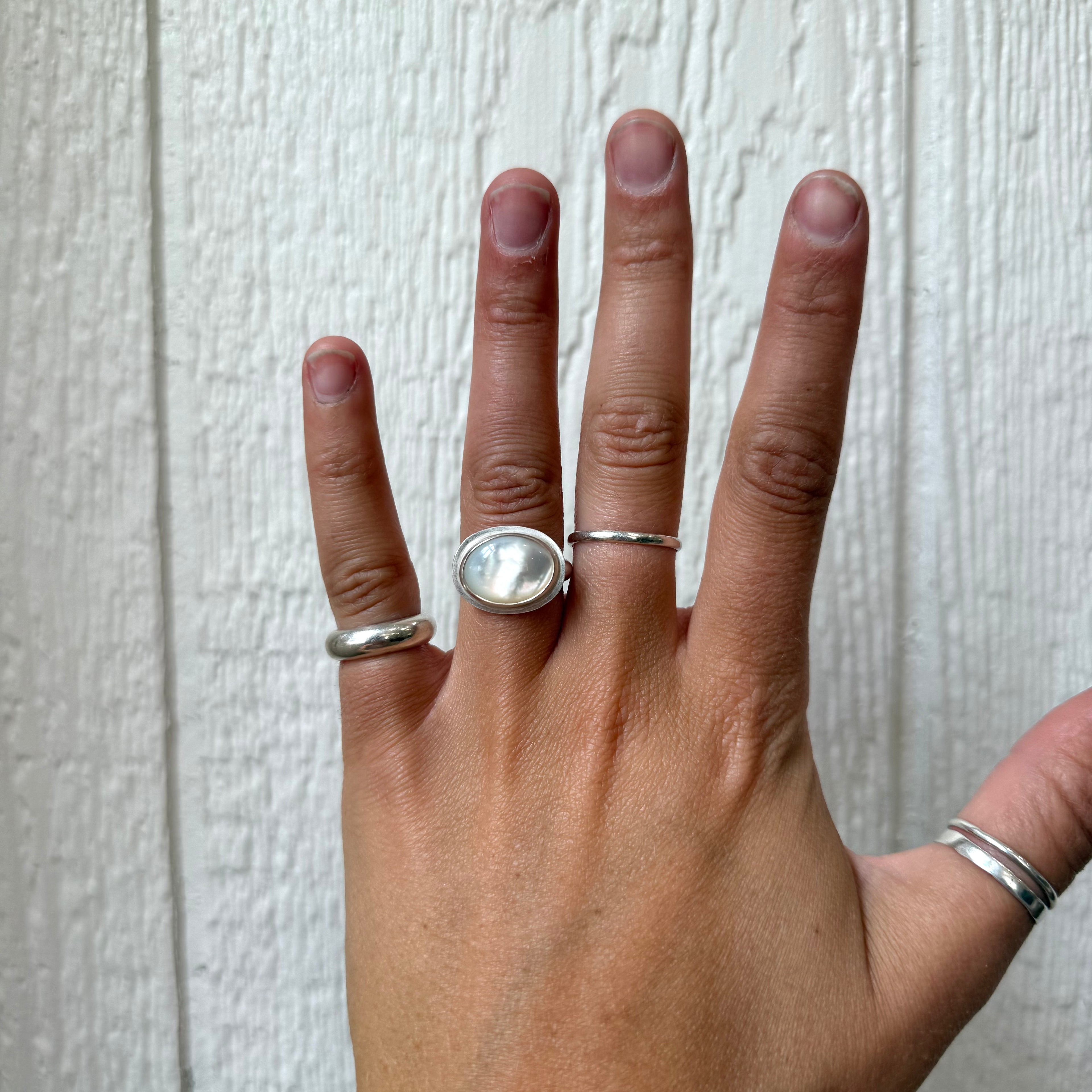Moonlight Pearl Ring  *leave your ring size in the “notes” box at check out*