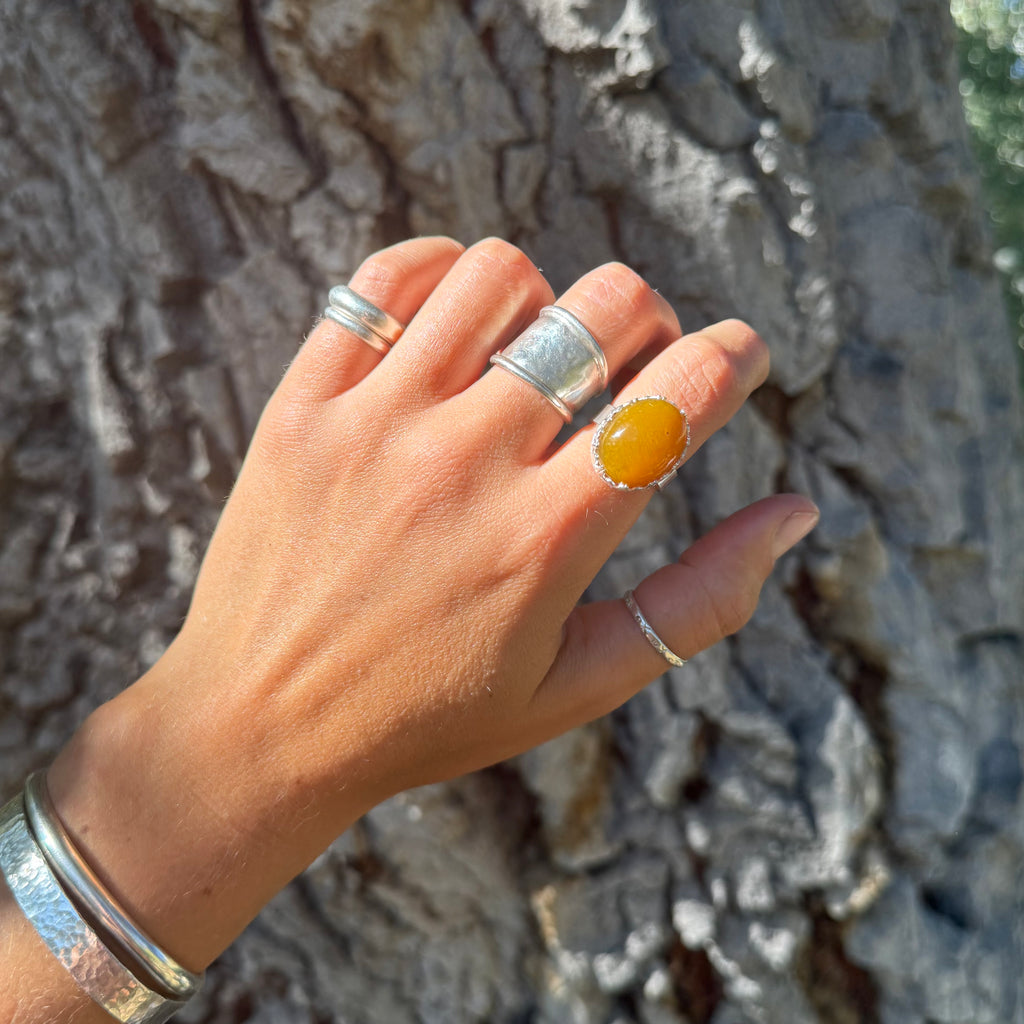 Size 9 Cozy caterpillar Ring