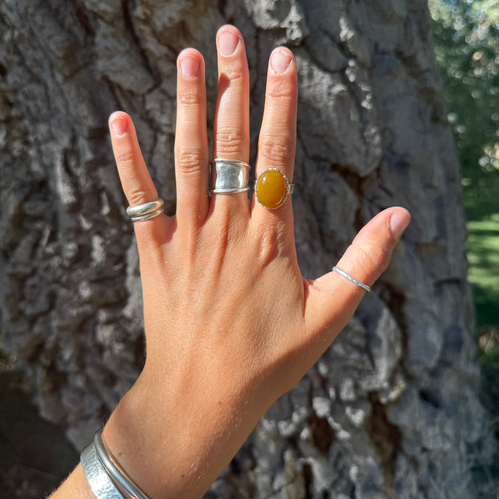 Size 9 Cozy caterpillar Ring