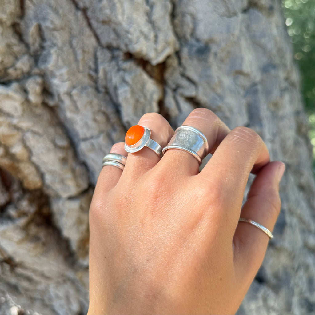 Size 8 Caterpillar Ring