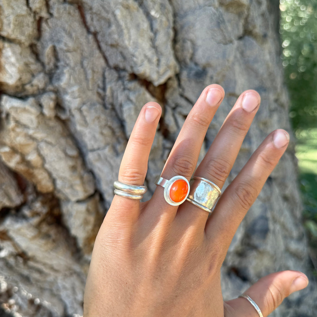 Size 8 Caterpillar Ring