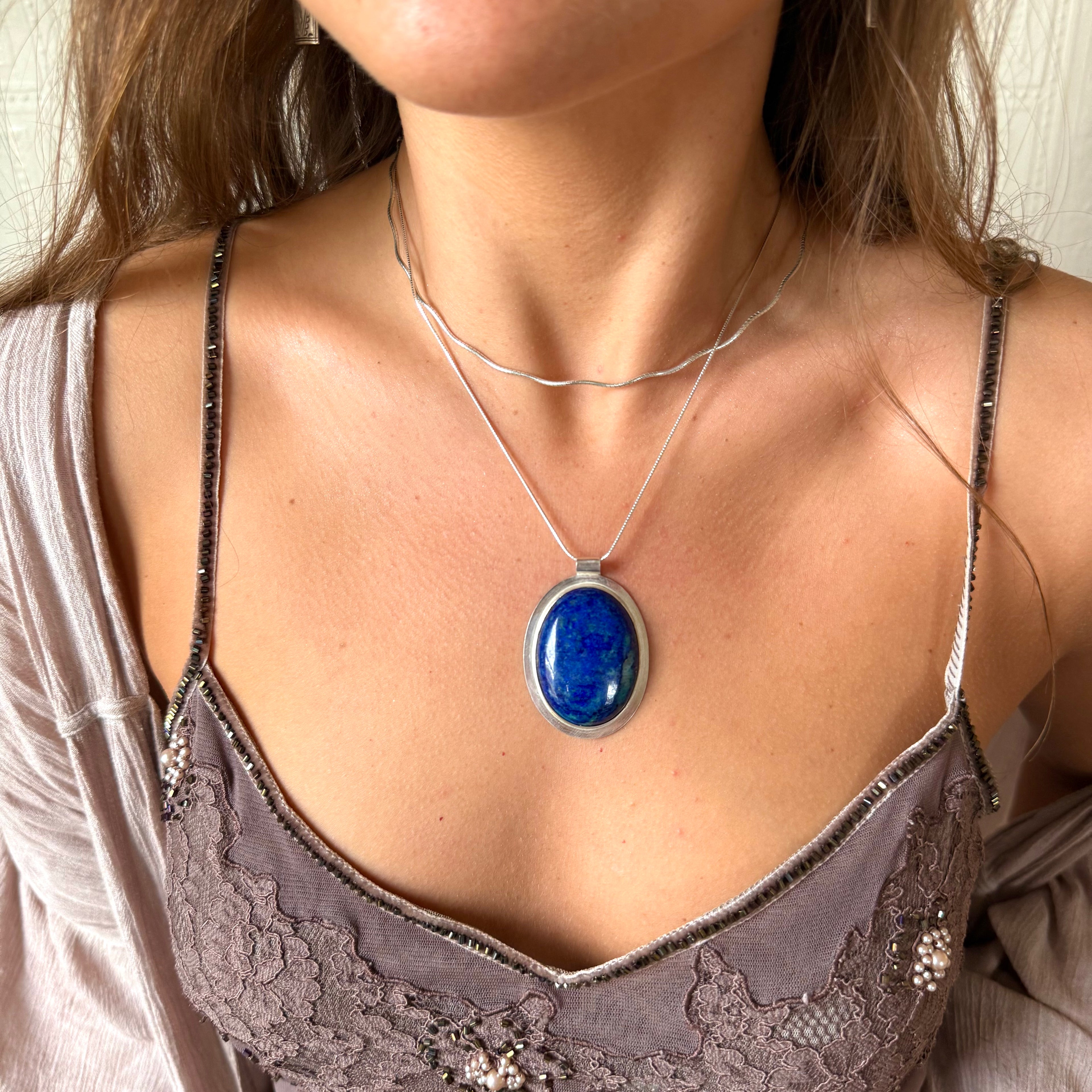 Caribbean Blue Enya Pendant