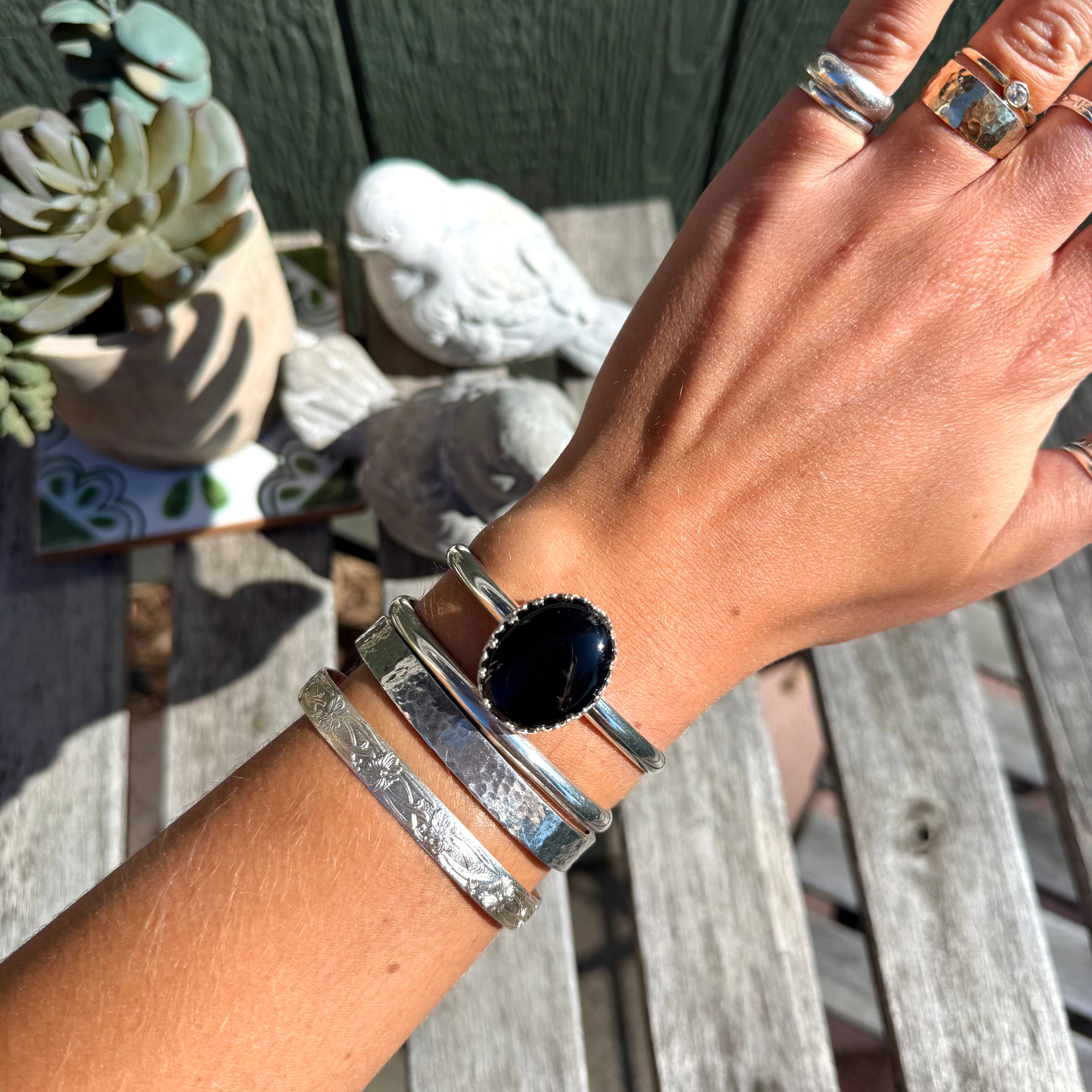 Midnight Garden Cuff