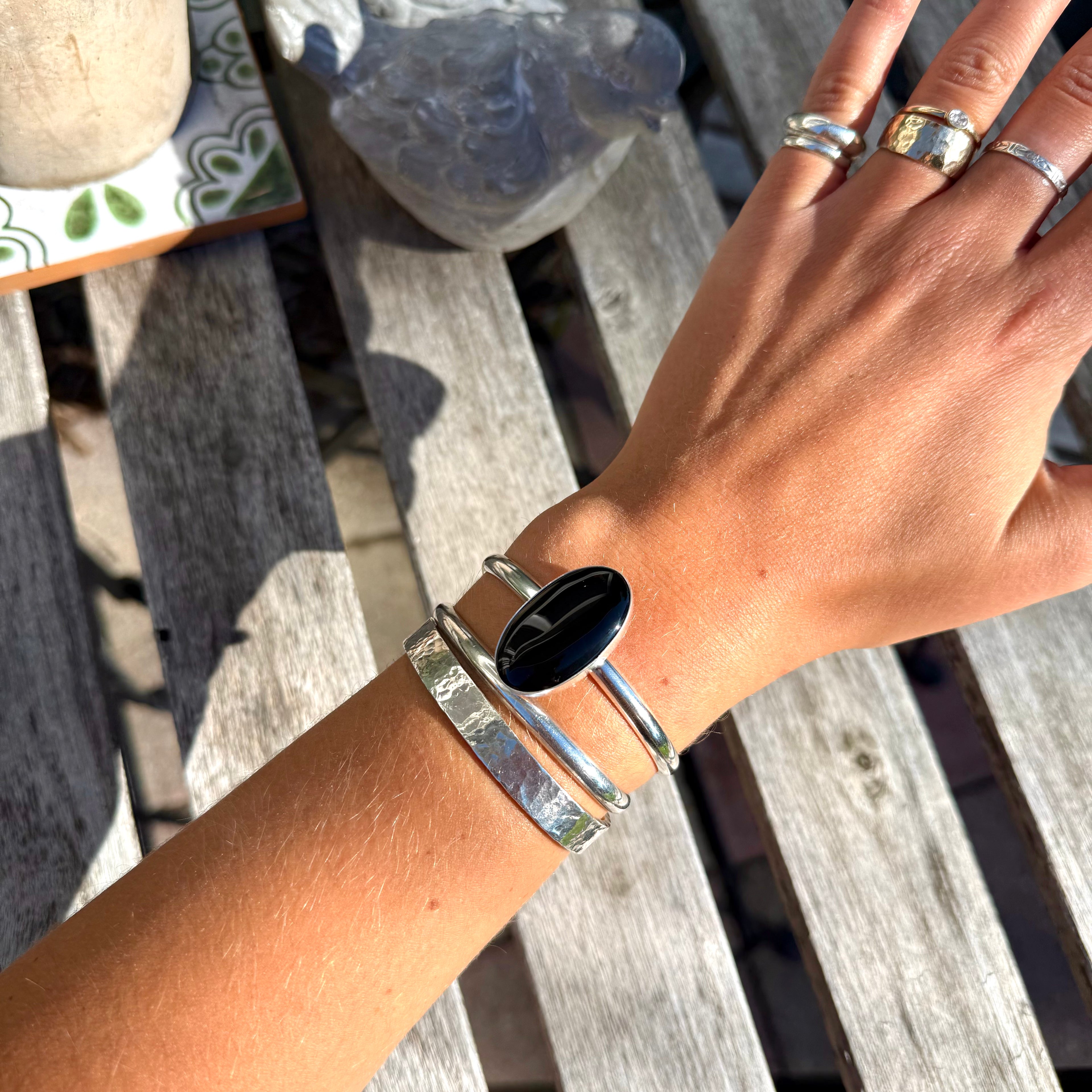 The Midnight Rose Cuff